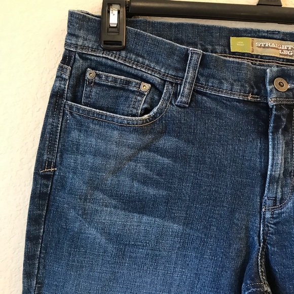 Old Navy Denim Blue Jeans Womens Size 10 Straight Leg Low Waist y2k - Picture 6 of 16